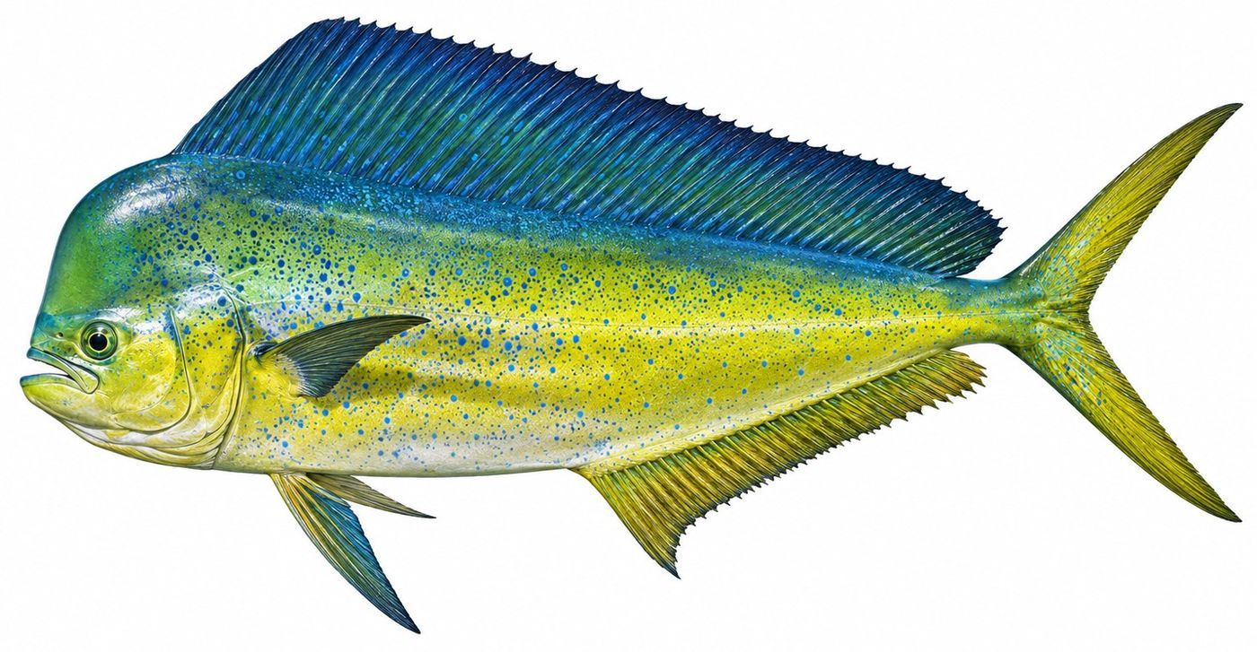 Planche d’identification : La Dorade coryphène