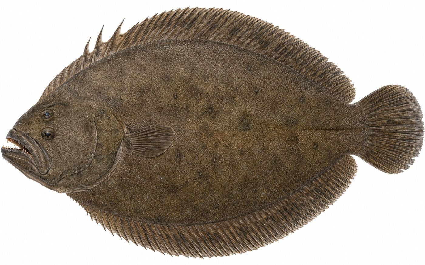 Planche d’identification : Le Turbot épineux