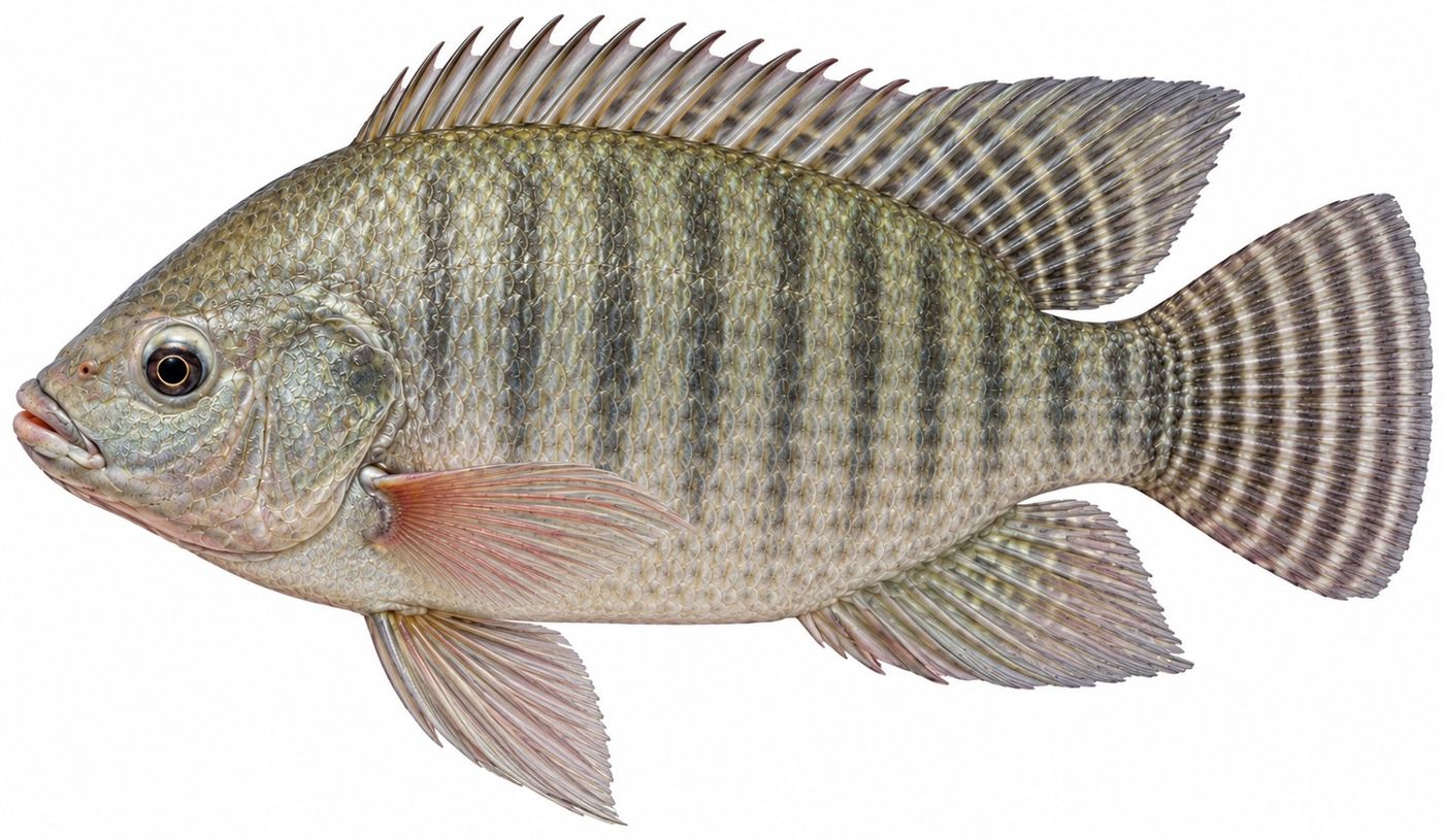 Planche d’identification : Le Tilapia du Nil